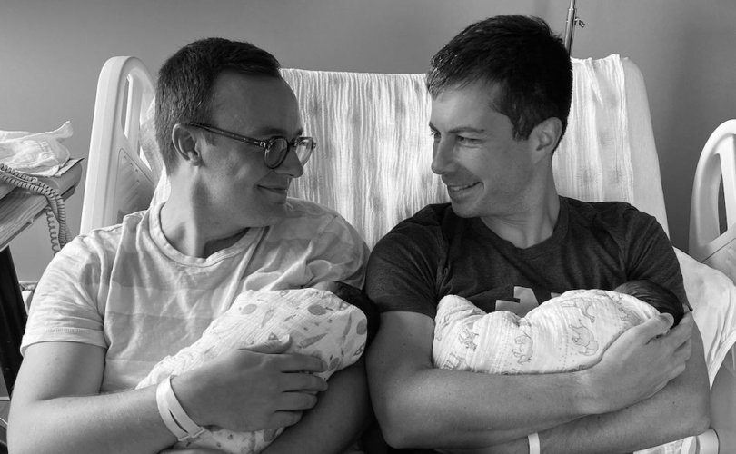 Don’t celebrate the Buttigieg twins’ mother-loss