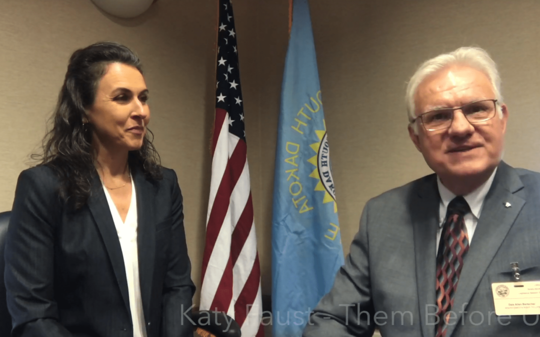 Katy Faust with Dale Bartscher of South Dakota Right to Life