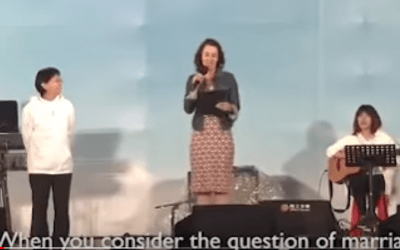 Reč Katy Faust na Taiwanskom manželskom zhromaždení