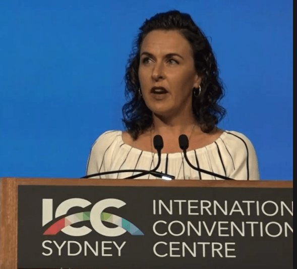 Katy Faust speaks at Australian Christian Lobby conference